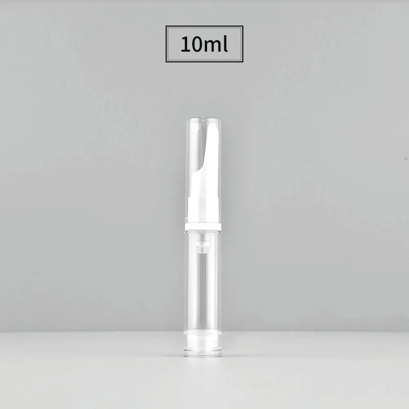 5/10/15ml Vacuum Bottle Press Liquid Foundation Lotion Eye Cream Empty Refillable Bottle Cosmetic Container Portable Makeup Tool